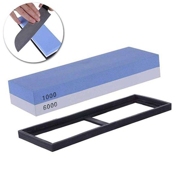 Japanese Whetstone Knife Sharpening Stone 2 Side Grit - Picture 1 of 16